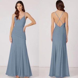 Azazie *Retired* Nile Dress in Mulberry Size A4